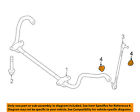 000000008300 Mercedes Oem Stabilizer Link Nut