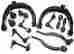 K6666 02-03 Parts Master Falcon Steering Systems Upper Control Arms Chevy Trailblazer Front Suspension Rack Ends