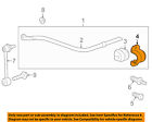 23465582 Gm Chevrolet Oem Stabilizer Bar Bracket Right