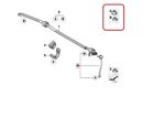31350440780 Rolls Royce Phantom Front Axle Stabilizer Link Set With Mounting