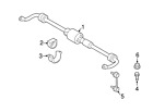 37-12-6-775-206 Bmw Genuine Stabilizer Bar