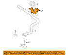 4882434010 Toyota Oem Stabilizer Sway Mount