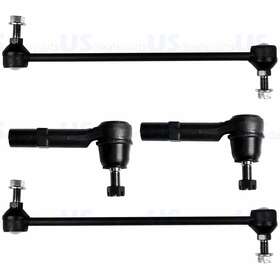 Es800286 4umotor 4x Front Outer Tie Rod End And Sway Bar Link For 2011-12 2015-16 Gmc Acadia