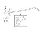 7h6z5493a Ford New Genuine Oem Suspension Stabilizer Bar Bushing Fusion Milan