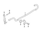 991-333-703-12 911 Boxster Porsche Genuine Stabilizer