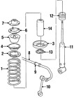 928-333-701-34 928 Porsche Genuine Stabilizer Bar