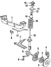 944-343-707-01 944 Porsche Genuine Stabilizer Bar