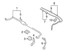 958-333-703-00 Porsche Genuine Cayenne Stabilizer