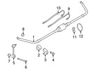 970-359-703-04 Porsche Genuine Panamera Stabilizer
