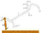 99135908304 Porsche Oem 14-15 911 Stabilizer Sway Bar-front-link