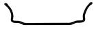 Addc709 Original Parts Group Sway Bar Front Solid Black Dia Buick