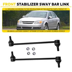 Mk80252 Auxito Set2 Front Stabilizer Sway Bar End Links For 07-09 Saturn Aura Chevy Malibu J