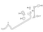 Bb5z5482a Ford Oem Suspension Stabilizer Bar