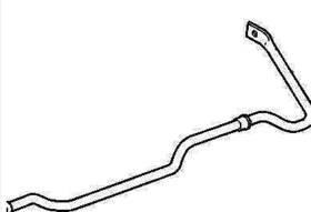 22753256 Cadillac 2011-2015 Cts Rear Stabilizer Bar Oem 22753256 Cadillac 2011-2015 Cts Rear Stabilizer Bar Oem