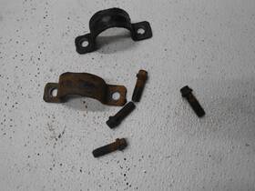 Smitley-334-11-872 Chevrolet 1998 S10 Front Sway Bar Bracket Bolts With Metal Straps