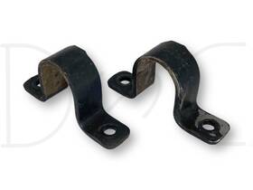 F81a-3b353-ab Ford 99-04 F250 F350 4x4 Front Axle Sway Bar Bushing Brackets Bracket Set Oe