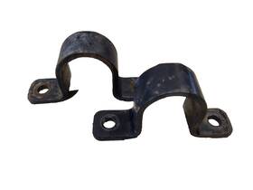F81z-5486-aa Ford Front Sway Bar Stabilizer Bushing Clamp Bracket Super Duty 99-04 Set Of 2 F81z-5486-aa Ford Front Sway Bar Stabilizer Bushing Clamp Bracket Super Duty 99-04 Set Of 2