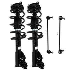Gd843547c01 Gdcarpartsin For 2013 2014 2015 Honda Civic Front Complete Struts Sway Bar End Link Kits