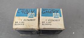 3743857 General Motors 63-82 C2 C3 Corvette Torque Trailing Arm Bushings 2 -gm #3743857 Nos