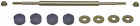 K8805 Moog Stabilizer Bar Link Kit Oe Replacement Standard 080066312842