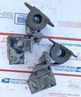 48824-50030 Lexus 98-00 Ls400 Ucf20 Rear Sway Bar Bushings Metal Brackets Damper Set Of 2