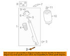 Lr038196 Land Rover Oem Range Rear Assembly Lower Bolt