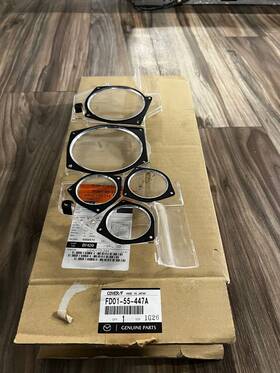 Fd01-55-447a Mazda Genuine Instrument Cluster Lens 93 - 95 Rx7 Japan 9k Miles