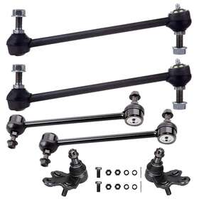 11158721 Qualitiparts Front Lower Ball Joints Anti Sway Stabilizer Bar Linkage For Toyota Solara Camry