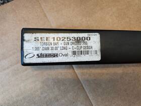 10253000 Strange Oval Gun Drilled Torsion Bar New See 1.085 Inch X 30