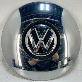 570-95554x Volkswagen 2012-2019 Beetle Center Cap With Emblem Chrome Oem