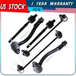 6PC New Front Inner Outer Tie Rod End And Sway Bar For 2006-2011 Hyundai Accent. Fixed Price $43.11.