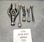 Oem Bmw F22 F23 F33 Rear Right Lower Upper Suspension Control Arm Wishbone Set. Fixed Price $185.00.