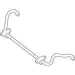 Genuine Mercedes-benz Oe Tubular Torsion Bar 212-323-16-65-64. Fixed Price $313.98.