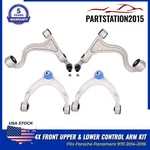 4PCS Fits Porsche Panamera 2014-2016 Front Upper & Lower Control Arm Kit. Fixed Price $375.90.