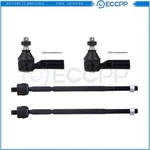 Front Steering Inner & Outer Tie Rod End Suspension For 1990-1991 Toyota Camry. Fixed Price $34.48.