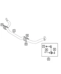 Genuine Mopar Front Stabilizer Bar 68252499AD. Fixed Price $455.70.