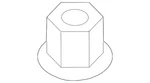 Genuine *2010-2024 Ford Steering Tie Rod Nut W520215-S442. Fixed Price $13.04.