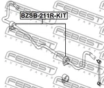 Aa Mercedes-benz Rear Stabilizer Bar Bush BZSB-211R-KIT. Fixed Price $39.00.