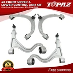 4PCS Front Upper & Lower Control Arm Kit Fits Porsche Panamera 2014-2016. Fixed Price $378.48.