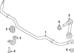 Genuine Nissan Stabilizer Bar 56230-5MP2A. Fixed Price $157.69.