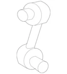 Genuine Gm 2003-2007 Cadillac Cts Base Luxury 3.2L V6 Stabilizer Link 15858712. Fixed Price $76.49.