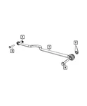 Genuine Mopar Rear Track Bar 68480854AA. Fixed Price $220.50.
