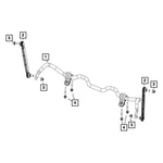 For Dodge Hornet 2023-2025 68524915AB Front Suspension Stabilizer Bar Link. Fixed Price $53.04.