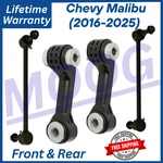Moog Oem Front & Rear Sway Bar Links For 2016-2020 Chevy Malibu Lifetime Warran.. Fixed Price $124.99.