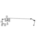 Genuine Mopar Stabilizer Bar Link 68361275AC. Fixed Price $87.25.