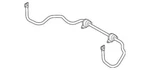 Genuine Land-rover Stabilizer Bar RBL500732. Fixed Price $341.99.