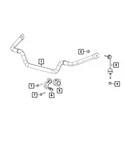 Genuine Mopar Front Stabilizer Bar 68361445AG. Fixed Price $185.38.