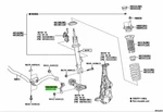Oem Link Assy, Front Stabilizer, R&l Set Toyota Lexus LC500/500H GWZ100 URZ100. Fixed Price $221.97.