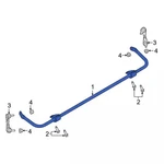Genuine Ford 2020-2023 Explorer Police Interceptor Stabilizer Bar LB5Z-5A772-C. Fixed Price $220.49.