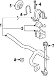 Genuine Lexus Stabilizer Link 48820-F6010. Fixed Price $97.01.